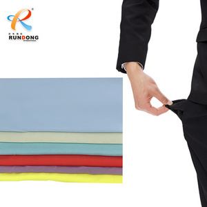 Rundong  cotton combed textile double twill 140 gsm drill  raw material cotton rib knit tela polyester  fabric