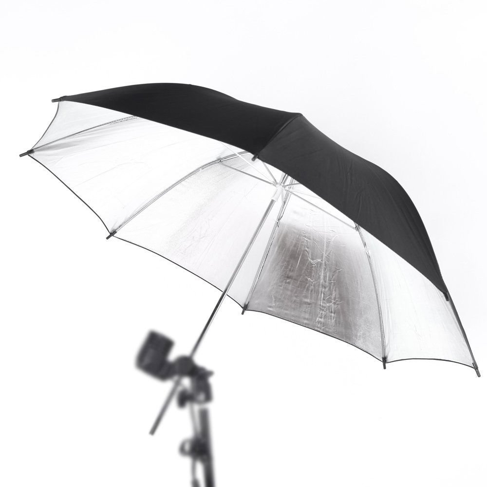 Best price Black Sliver Photography Umbrella New photo umbrella size 33