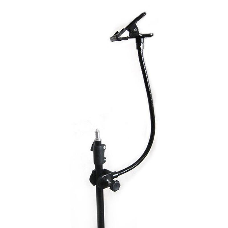 New Background Holder C Clamp Clip Camera Photo Studio Accessories Light Stand Flex Arm Reflector Photo Camara