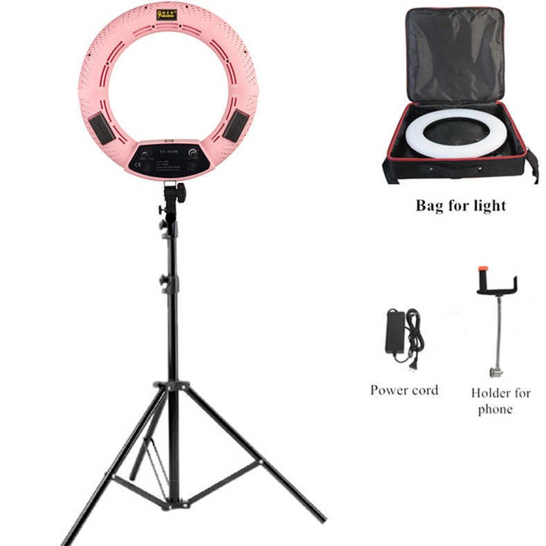 customized led ring light 18 inch rechargeable 48w personal beauty lash lamp for eyelashes