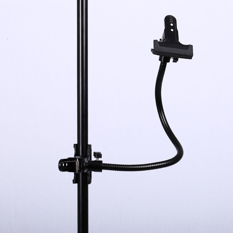 Photo Studio Light Stand Background Holder C Clamp Clip Flex Arm Reflector Premium Aluminum Alloy Magic Clamps with Flex Arm