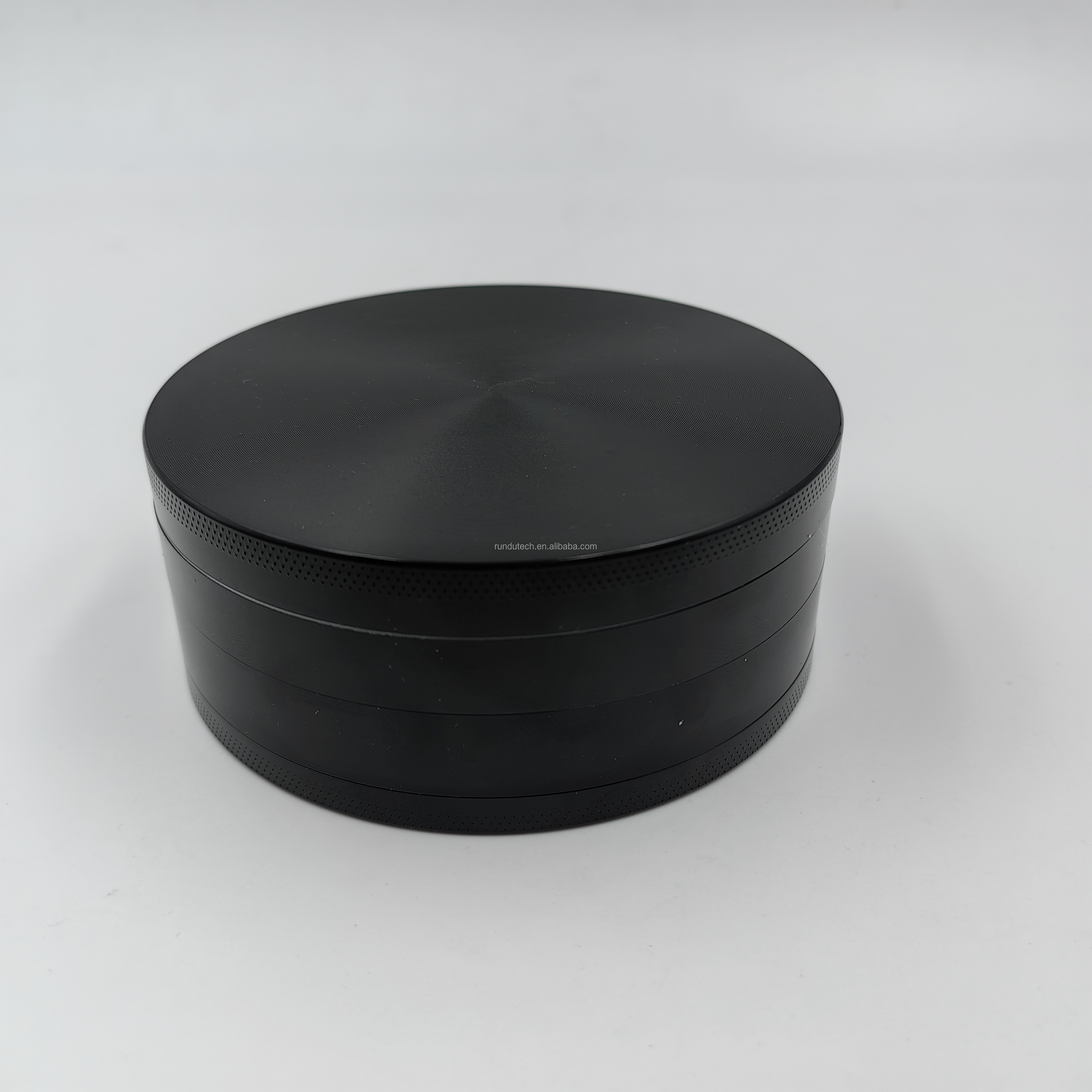 40mm 50mm 55mm 63mm 75mm 100mm Custom Black Zinc Aluminum Alloy Tobacco Grinder 4 Part Large Herb Grinder