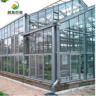 Intelligent Glass Greenhouse Equipped With Hydroponic Net Pot And Shipping Container Grow Room