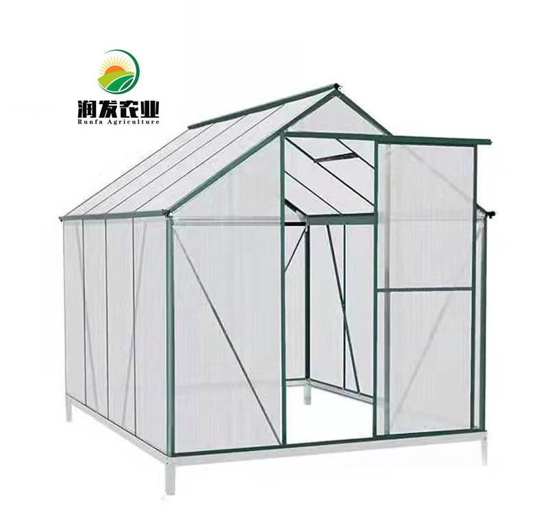 Use Aluminium Alloy Frame Structure To Build Garden Greenhouses For Plant Portable Natural Small Home Backyard Outdoor