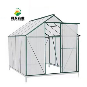 Use Aluminium Alloy Frame Structure To Build Garden Greenhouses For Plant Portable Natural Small Home Backyard Outdoor