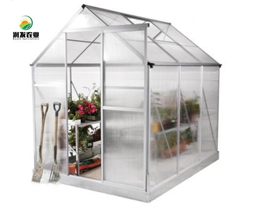 Use Aluminium Alloy Frame Structure To Build Garden Greenhouses For Plant Portable Natural Small Home Backyard Outdoor