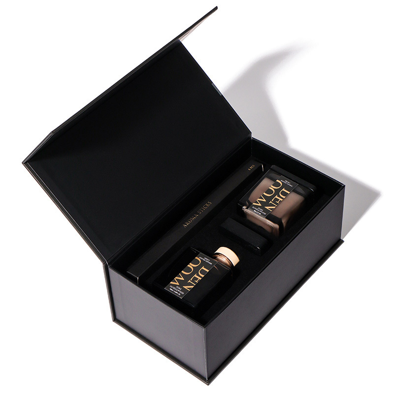 Candles and Diffuser Set Packaging Luxury Reed Diffuser Candle Set Gift Box