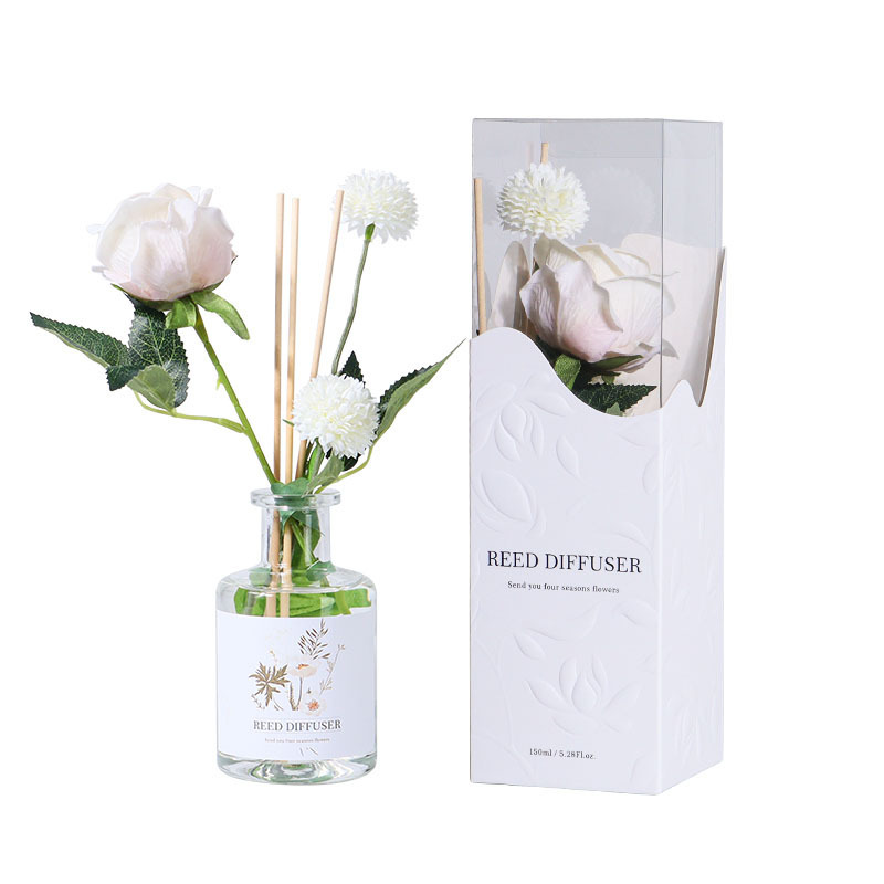 Bouquet Top Quality Dried Flower Oil Scented Stick Gift Set Fragrance Fall Reed Diffuser