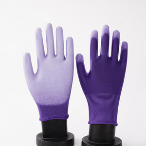 Good Quality Anti-Static Warm Black Coated Work Bodyguard Safety Gloves Touch Pu Working Glove