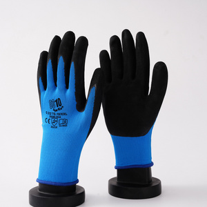 durable and water proof nitrile coated gloves oil resistance nitrile coated gloves with polyester yarn knitted