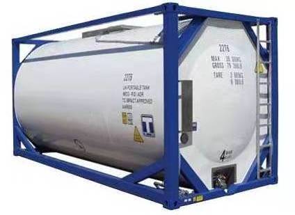 ASME Standard UN T75 Cryogenic 20ft ISO Tank Container for LNG LCO2 Ethylene