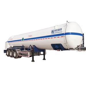 52.6m3 Semi-Trailer LNG Transport Tank for Chemical Storage Equipment