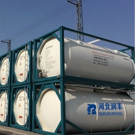 ASME Standard UN T75 Cryogenic 20ft ISO Tank Container for LNG LCO2 Ethylene