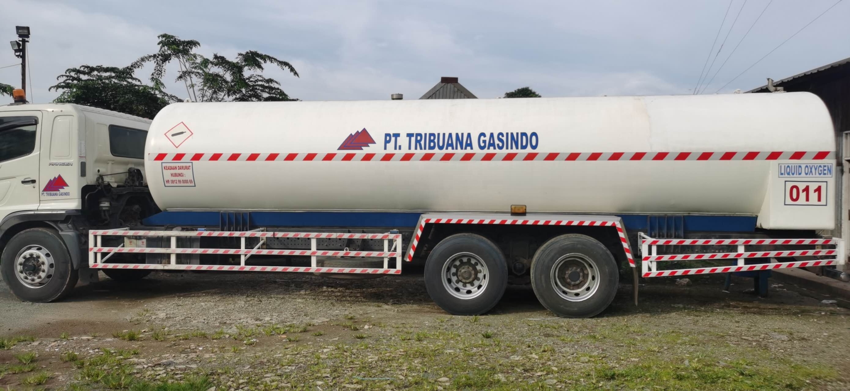 52.6m3 Semi-Trailer LNG Transport Tank for Chemical Storage Equipment