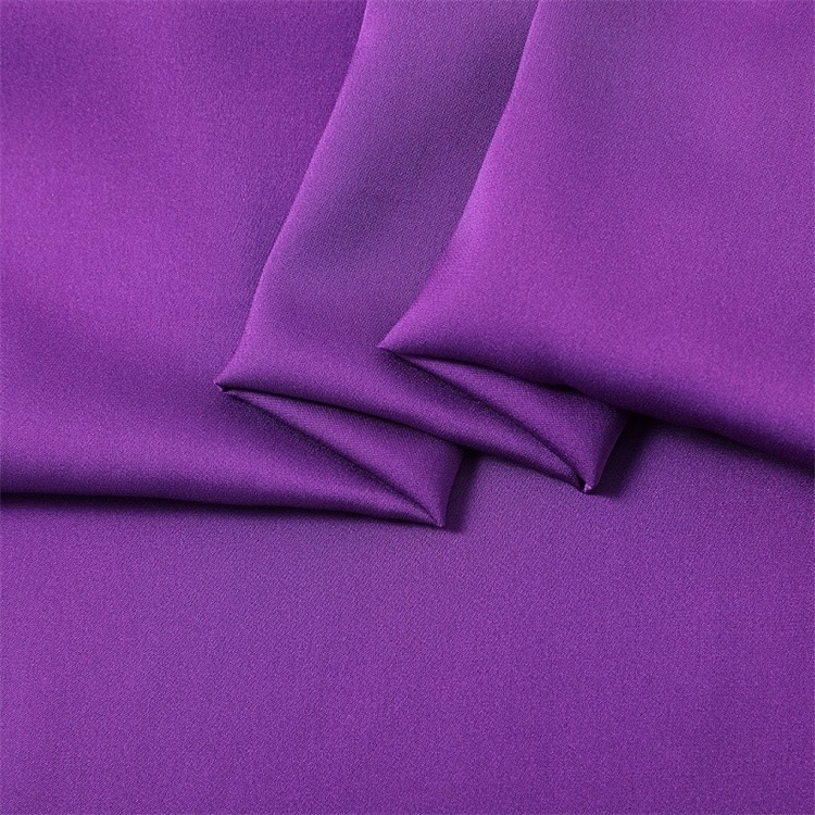 Hot Selling 140cm Width 19mm Plain Real Satin Silk Stretch Double GGT/Georgette Fabric For Shirt/Wide-legged Pants