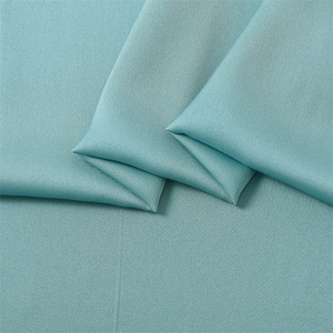 Hot Selling 140cm Width 19mm Plain Real Satin Silk Stretch Double GGT/Georgette Fabric For Shirt/Wide-legged Pants