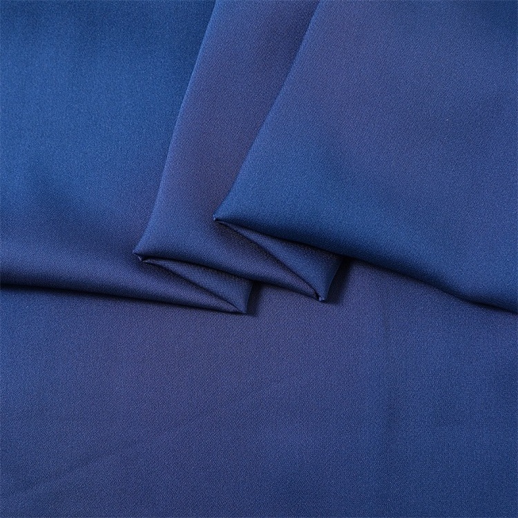 Hot Selling 140cm Width 19mm Plain Real Satin Silk Stretch Double GGT/Georgette Fabric For Shirt/Wide-legged Pants