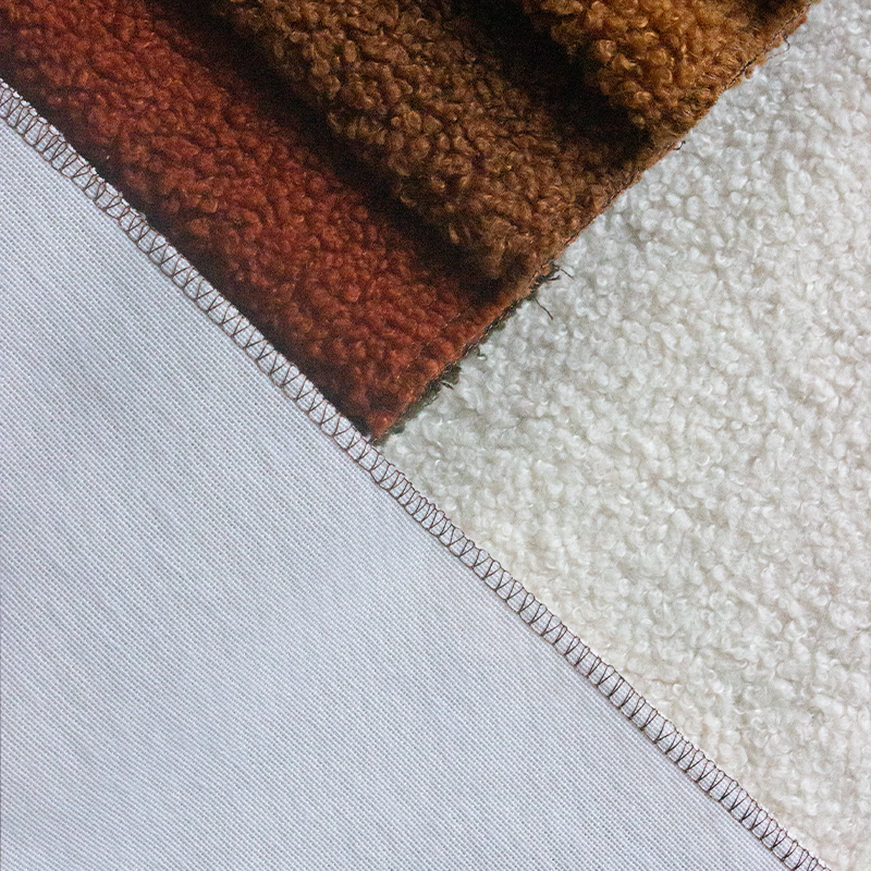 High quality plain boucle teddy fabric upholstery warm soft sherpa fleece fabric 100% polyester anti pilling for sofa upholstery