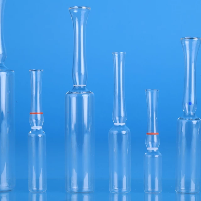 Wholesale cheap OEM  Glass ampoule bottle 1ml 2ml 5ml 10 ml Ampoules Glass Vial amber ISO certified glass ampoule