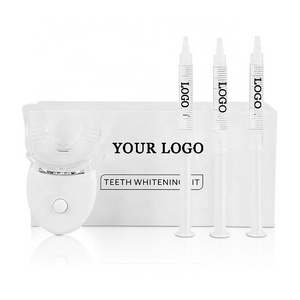 Wholesale Teeth Whitening Home Kit  Led Light With Dental Bleaching Gel Syringe Home Use Teeth Whitening Kits Private Label