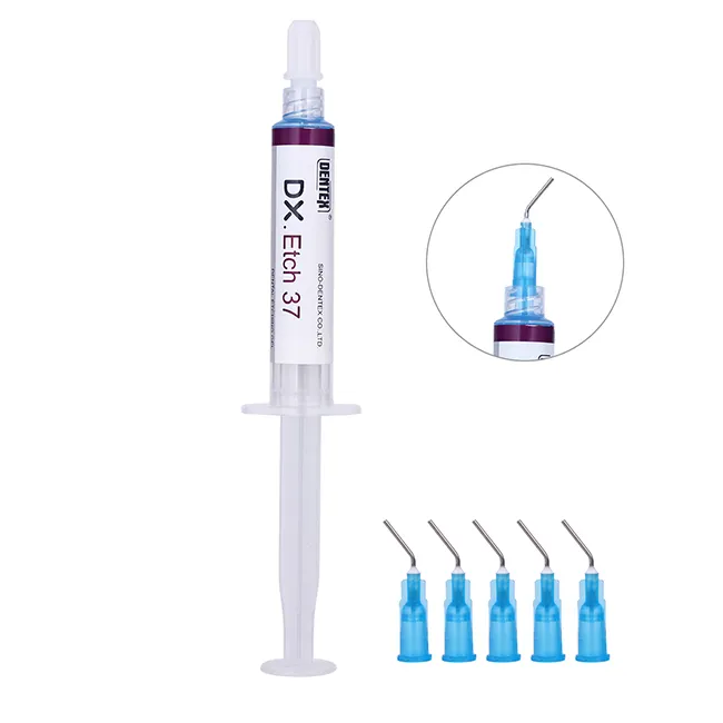 Best Selling Tooth Gem Material Dental Etching Gel 37% Phosphoric Acid DX. Etch 37 Dentex Acid