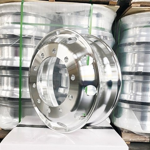 China price cheap and high quality truck wheel 22*6.75 aluminum wheels 6 holes