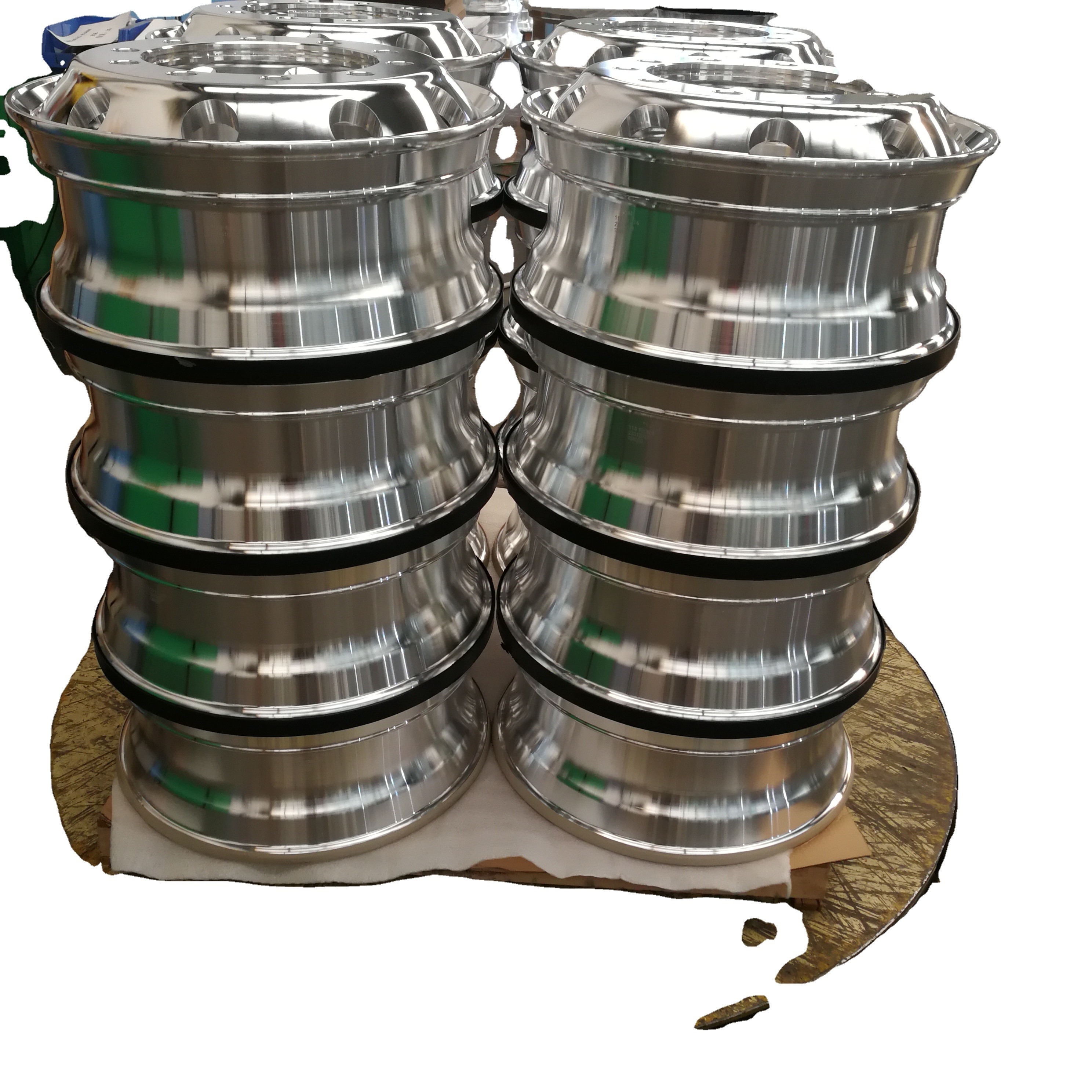 Aluminum wheel rims Stainless Tubeless casted manufacture 22.5* 9.00 FORGED RIM