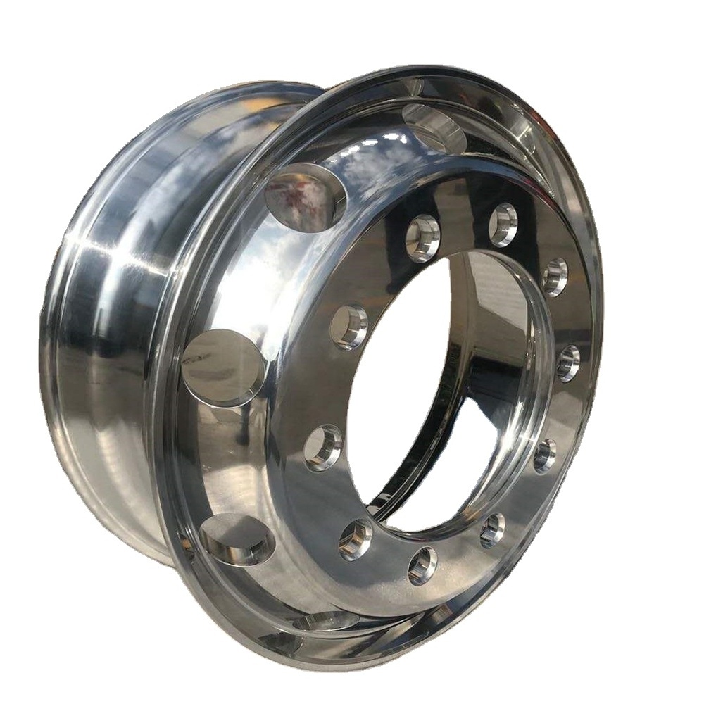 Casted Car Rims Aluminum wheel rims Stainless Tubeless casted manufacture 22.5* 9.00 ...