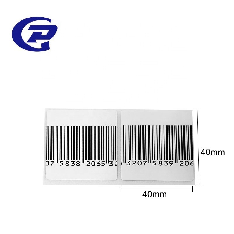 High Quality 8.2MHz Adhesive Anti Theft RF Paper Sticker EAS Soft Label