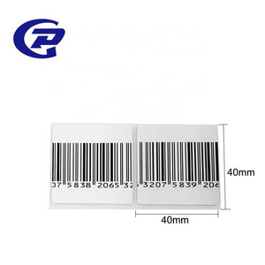 High Quality 8.2MHz Adhesive Anti Theft RF Paper Sticker EAS Soft Label