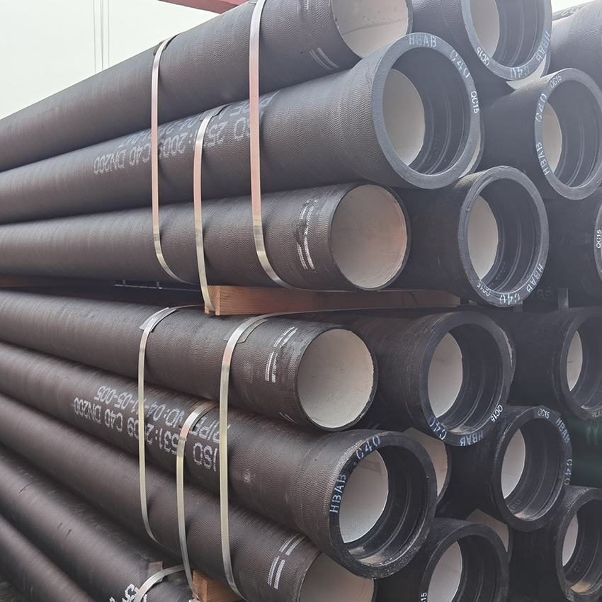 DI pipe Class C25 K9 C40 100mm 150mm 200mm 250mm 300mm 450mm 500mm 600mm 700mm 800mm 1000mm 1200mm Ductile cast Iron Pipe