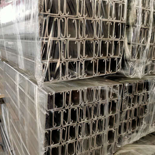 Q235B Q345b Profession Design Galvanized Slotted Unistrut C Type Metal Channel Steel Beams C Channel