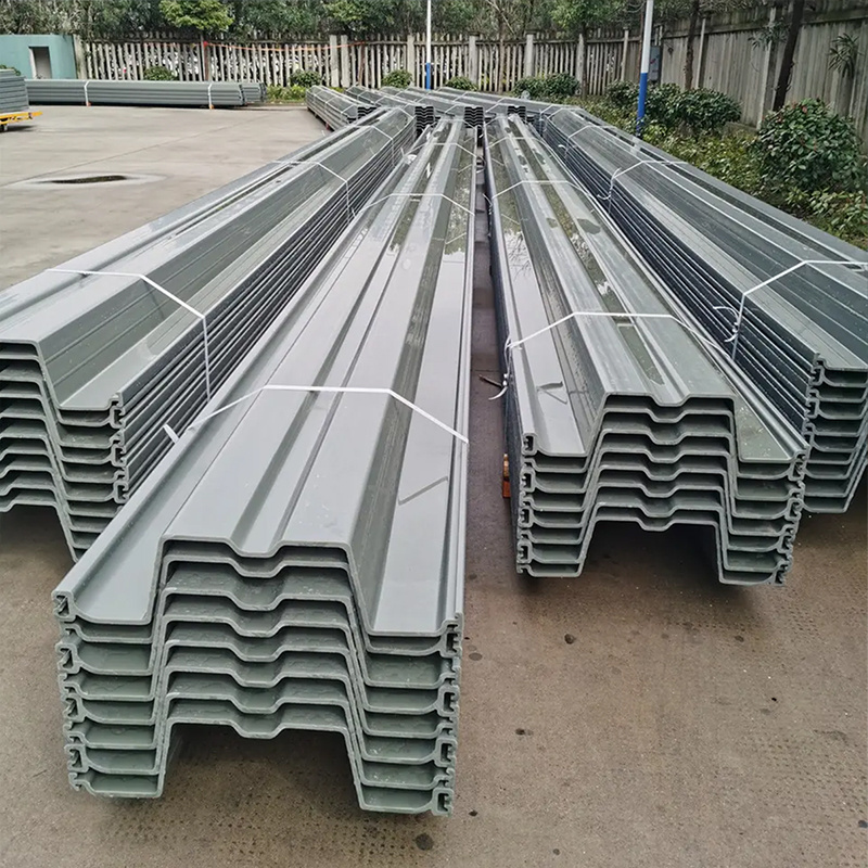 Hot sale U/Z vinyl  seawall sheet piles vinyl plastic pvc vinyl plastic sheet pile