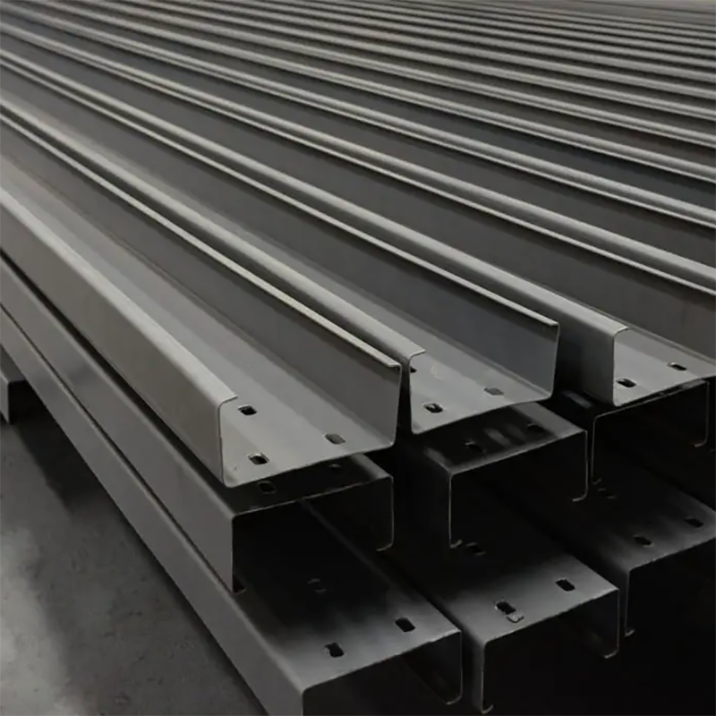 steel processing parts galvanized u beam steel U channel structural steel c channel C profile price Purlin