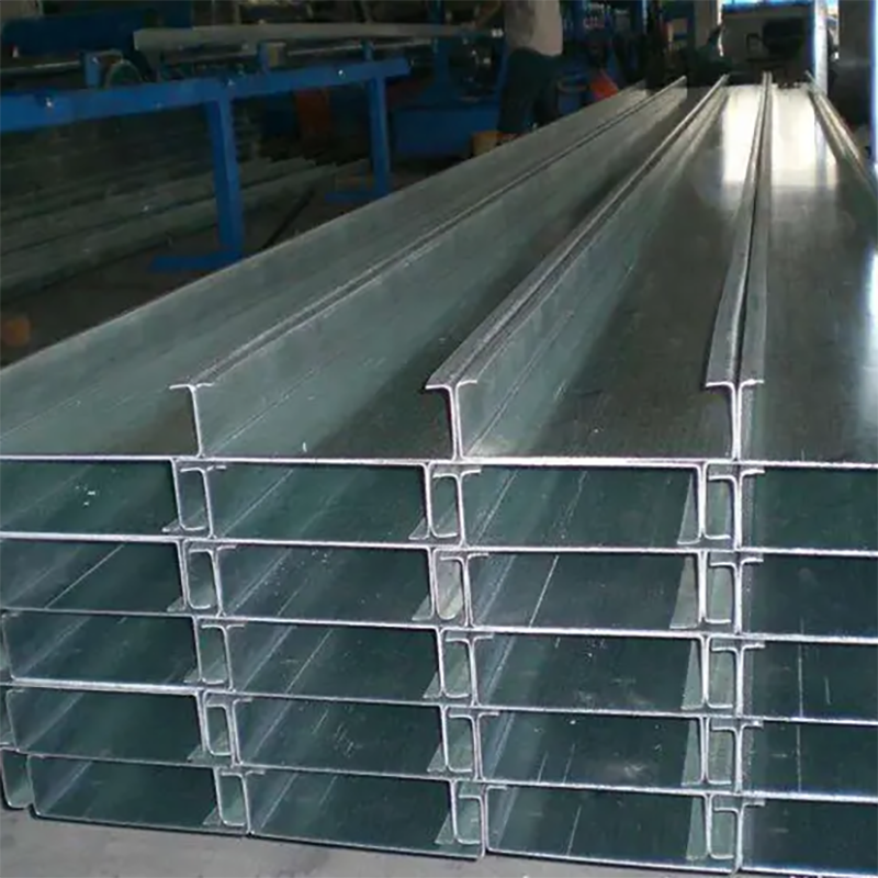 steel processing parts galvanized u beam steel U channel structural steel c channel C profile price Purlin