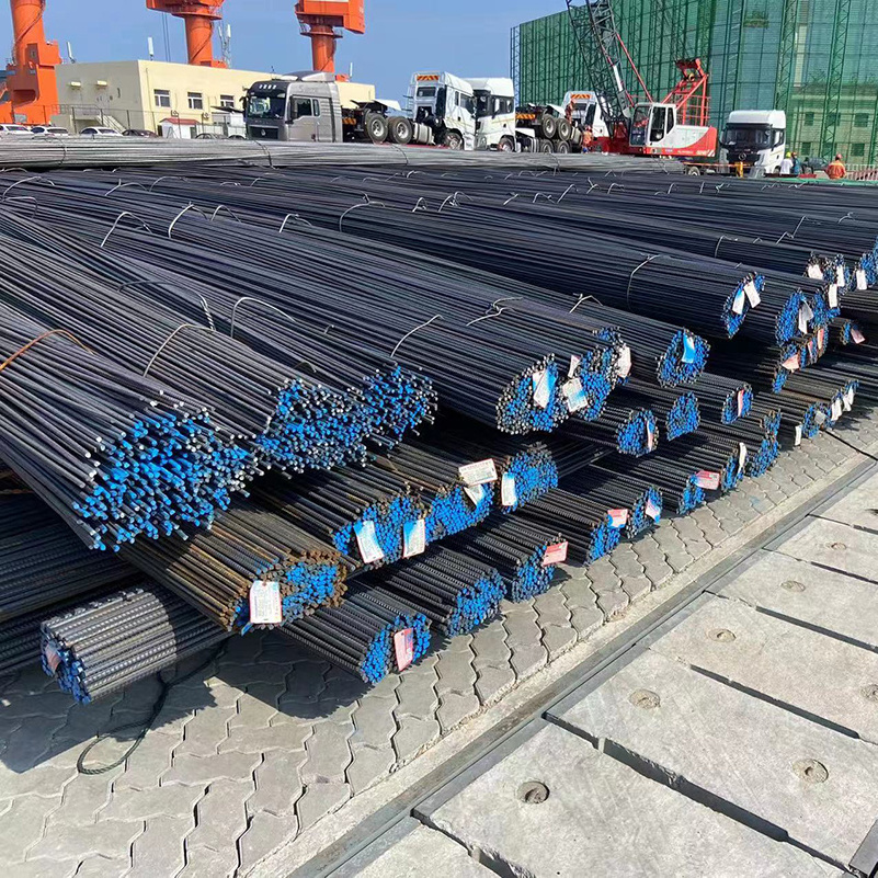 HRB400 HRB500 Steel reinforcing bars deformed iron bar 8mm 10mm 12mm steel bar construction REBARS in coils rod