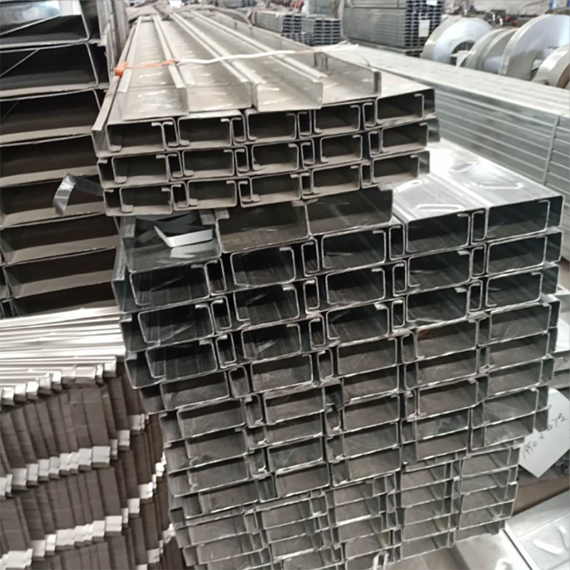 Factory stock sale Galvanized C Slotted perforated shaped steel profile strut channel