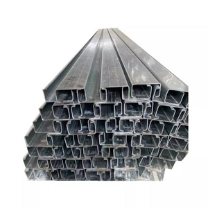 Factory stock sale Galvanized C Slotted perforated shaped steel profile strut channel