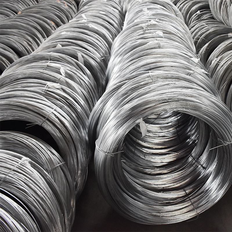 Factory direct selling hot dipped galvanized wire 12 gauge galvanized iron steel binding wire