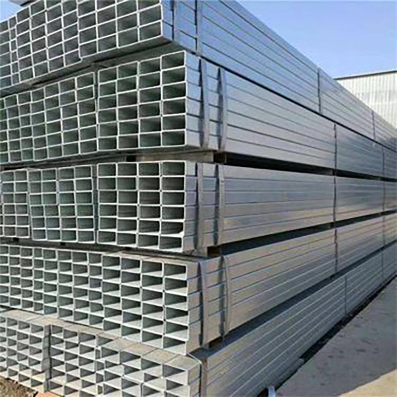 Hot Sale High Quality 3mm Thickness 4 Inch Rectangular Galvanized Iron Square  tube Pipe For Construction