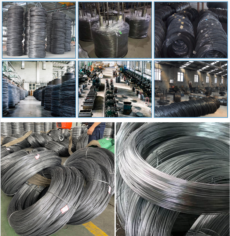 Low black spring steel wire 3mm 4mm 5mm 6mm 1670MPA high tensile strength pc carbon steel wire