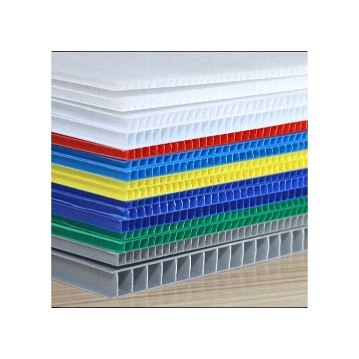 Wholesale Coroplast Plastic Corrugated Sheet Pp Hollow Board  Correx Folding Board pp hollow sheet