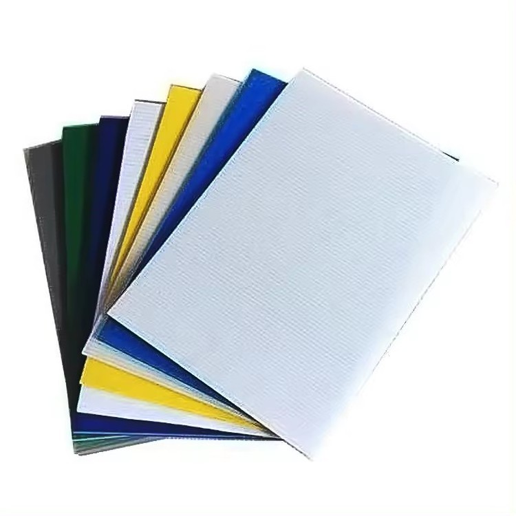 2400x1200mm Uv Protection Pp Hollow Sheet 2mm 3mm 4mm 5mm Colourful Coreflute Coroplast Plastic Sheet For Packing