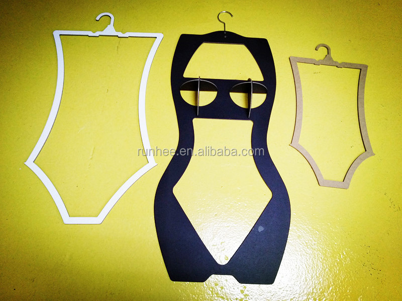 cheap price custom full body hanger / body form underwear Swimsuit paper cardboard hanger