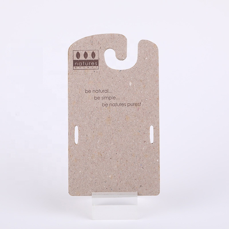 Customized sustainable paper packaging card hanger for Pet Accessories and dog rope leash