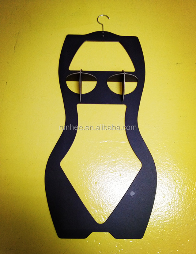 cheap price custom full body hanger / body form underwear Swimsuit paper cardboard hanger