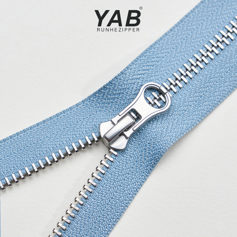 YAB Hot Selling Products All Kinds Of Autolock Slider Metal aluminum alloy zipper