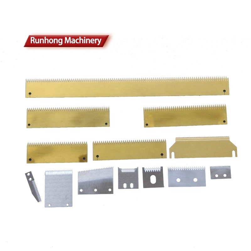 Durable Plastic Film Cutting Knife Serrated Zigzag Packaging Sealing Machine Blade