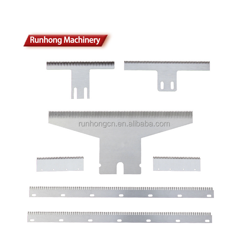 Durable Plastic Film Cutting Knife Serrated Zigzag Packaging Sealing Machine Blade