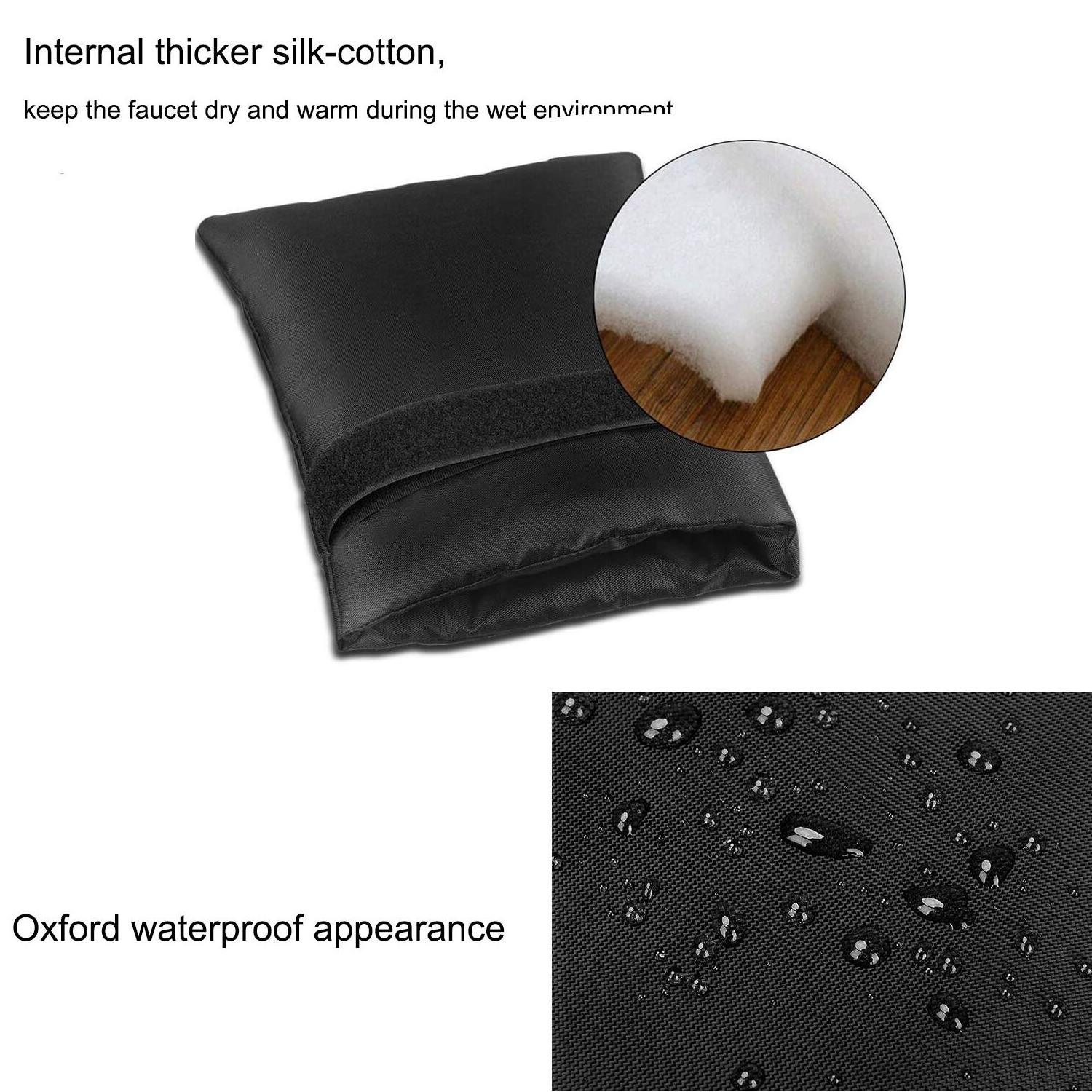 Outdoor Faucet Covers for Winter Thinsulate Faucet Socks, Cover for Outdoor Garden Hose Tap